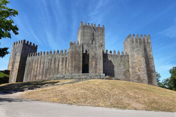 Fototapeta na wymiar Palace of Duques de Braganca in Guimaraes, Portugal