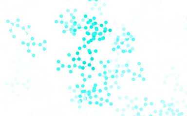 Light Green vector background with forms of artificial intelligence.