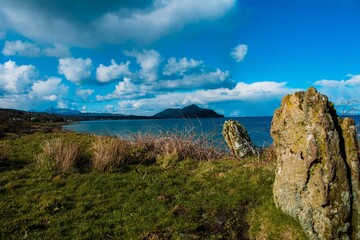 landscape with blue sky Scotland landscapes