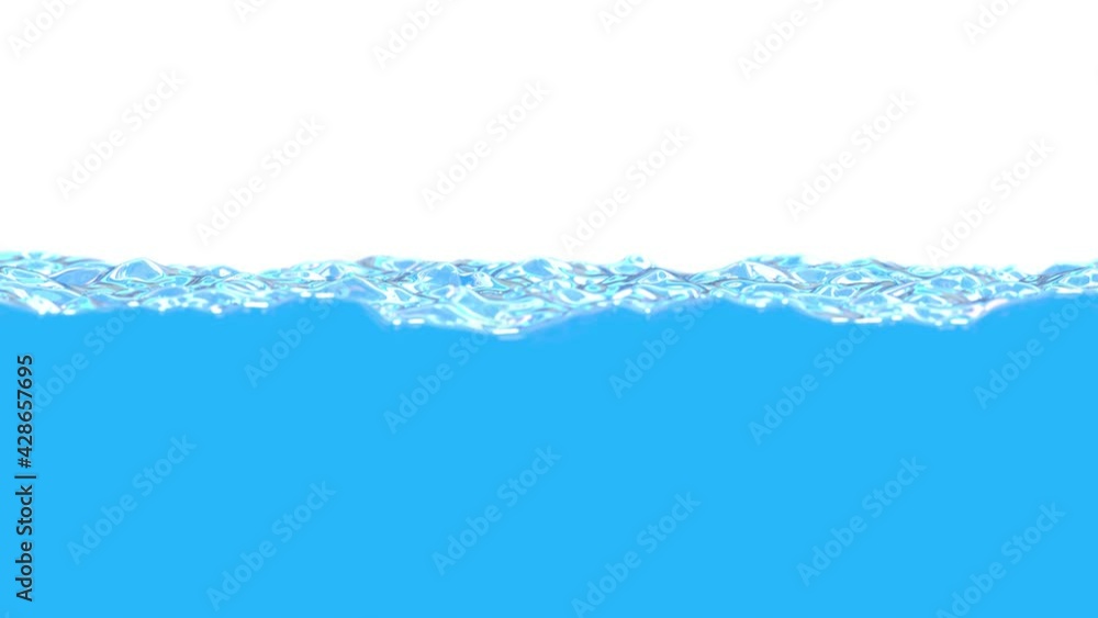 Aufkleber realistic 3d animation of the water drain rendered in uhd with alpha matte