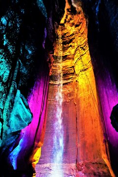 waterfall  in the cave