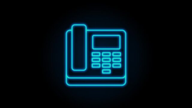 Office icon. Web icon set. Office, great design for any purposes. Motion graphics.
