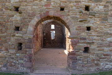 Haddington, Scotland, St Martin's Kirk entrance. The kirk’s story begins in the mid-late 1100s
