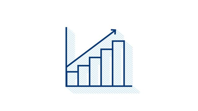 Office icon. Web icon set. Office, great design for any purposes. Motion graphics.