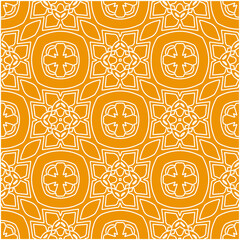 Geometric vector pattern with triangular elements. Seamless pattern with simple colors .Vector hand drawn doodle pattern.