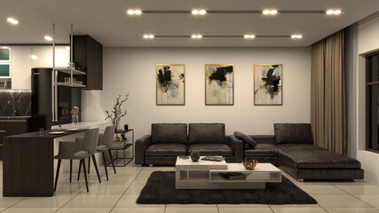 Sala de Estar Moderna