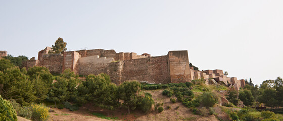 Alcazaba de Málaga a la luz del día