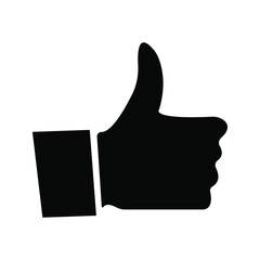 Like Icon in trendy flat style isolated on grey background. Like symbol for your web site design, logo, app, UI. Vector illustration,