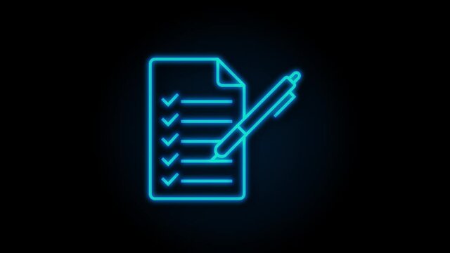 Office icon. Web icon set. Office, great design for any purposes. Motion graphics.
