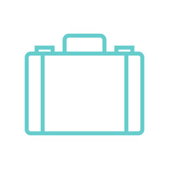 Briefcase icon illustration design
