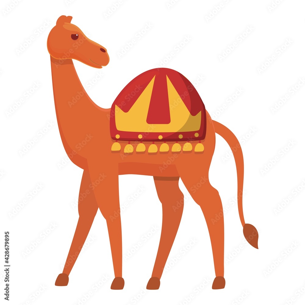 Aufkleber camel icon. cartoon of camel vector icon for web design isolated on white background