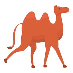 East camel icon. Cartoon of East camel vector icon for web design isolated on white background