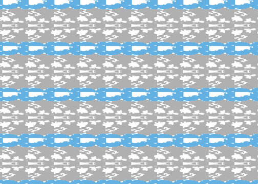 Vector texture background, seamless pattern. Hand drawn, gey, blue, white colors.