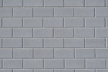 Background grey large brick wall texture pattern