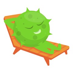 Low antibiotic resistance icon. Cartoon of Low antibiotic resistance vector icon for web design isolated on white background