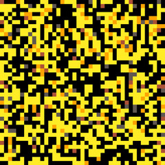 Abstract Mosaic Background, yellow and grays with orange, pixels background, mosaic, abstract background