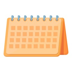 Office calendar task schedule icon. Cartoon of Office calendar task schedule vector icon for web design isolated on white background