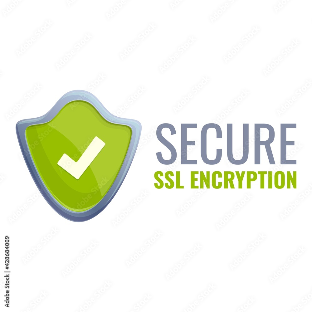 Poster browsing ssl certificate icon. cartoon of browsing ssl certificate vector icon for web design isolat