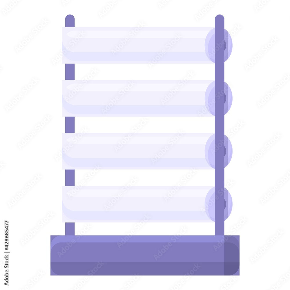 Poster thread production factory icon. cartoon of thread production factory vector icon for web design isol