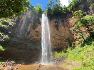 Saltão, One of the largest waterfalls in São Paulo - Brotas - Brazil