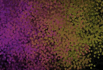 Obraz na płótnie Canvas Dark Pink, Yellow vector background with bubbles.