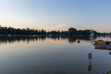 Obraz premium Rowing Venue in city of Plovdiv, Bulgaria