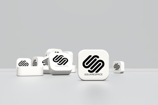 squarespace, social network background design