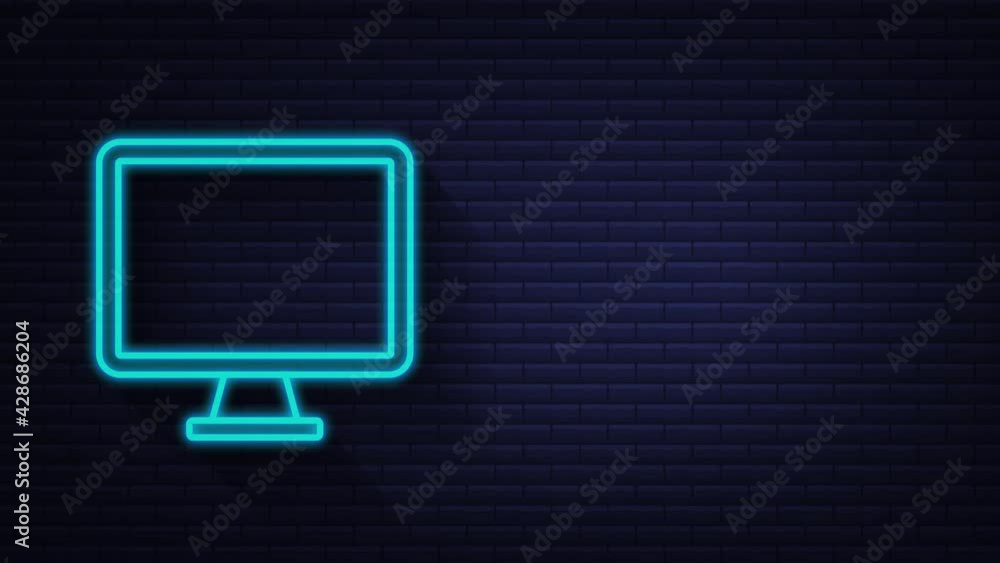 Aufkleber technology icon on white background. information technology. digital communication. device icon. glo