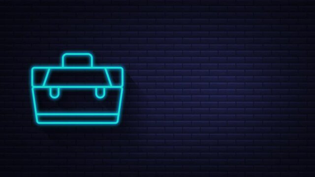 Office icon. Web icon set. Office, great design for any purposes. Motion graphics.