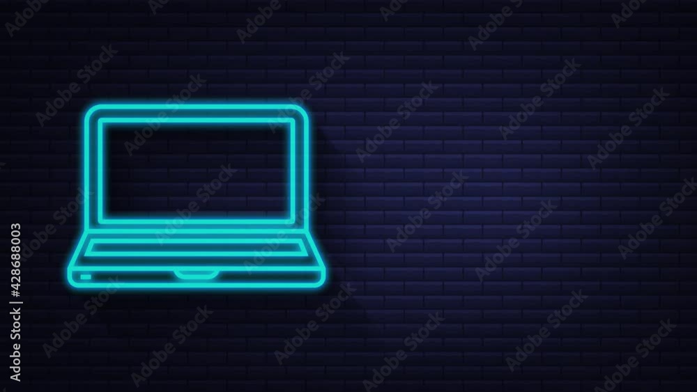 Aufkleber technology icon on white background. information technology. digital communication. device icon. glo