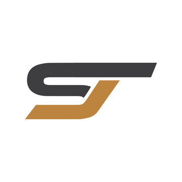 Initial letter ts logo or st logo vector design template