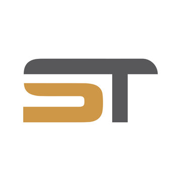 Initial letter ts logo or st logo vector design template