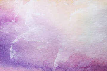 An abstract hand drawn haze watercolor background