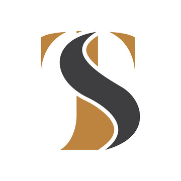 Initial ts letter logo vector template design. Linked letter st logo design. Simple ts vector template.