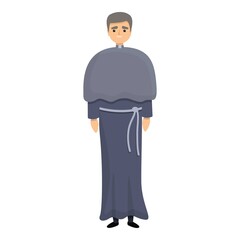 Priest robe icon. Cartoon of Priest robe vector icon for web design isolated on white background