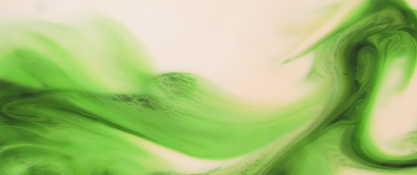 Macro Textures with Vibrant Neon Color Palette. Abstract Background Made with Oil Mixed with Dye, Ink, and Paint.