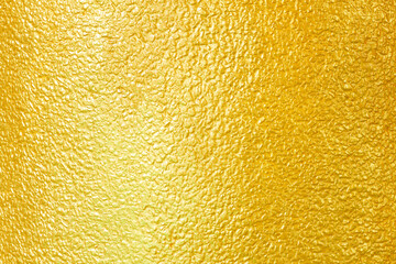 Golden plaster wall