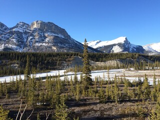 Spectacular view of the Icefield Parkway