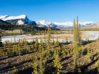 Spectacular view of the Icefield Parkway