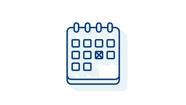 Office icon. Web icon set. Office, great design for any purposes. Motion graphics.