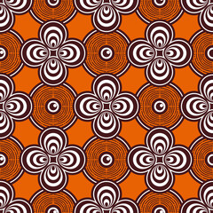african seamless pattern, picture art and abstract background.
