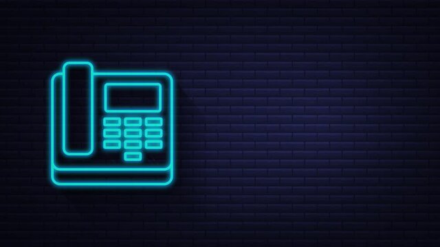 Office icon. Web icon set. Office, great design for any purposes. Motion graphics.