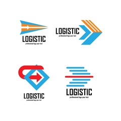 Logistic company vector logo. Arrow icon. Delivery icon. Arrow logo. Business logo. Arrow vector. Delivery service logo. Web, Digital, Marketing, Network icon. Technology icon.

