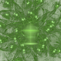 Fractal gravel. Abstract colorful picture