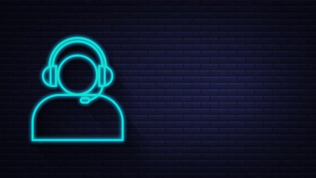 Office icon. Web icon set. Office, great design for any purposes. Motion graphics.