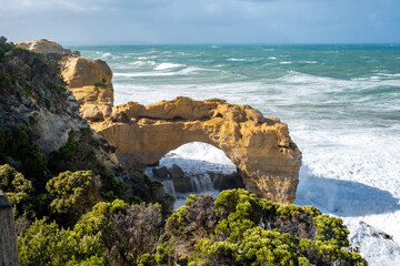 The Arch rock formation. Great Ocean Road, Victoria, Australia