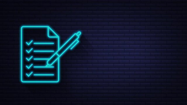 Office icon. Web icon set. Office, great design for any purposes. Motion graphics.