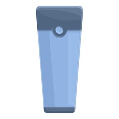 Thermo flask cup icon. Cartoon of Thermo flask cup vector icon for web design isolated on white background