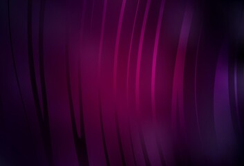 Fototapeta premium Dark Pink vector layout with curved lines.
