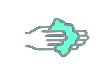 vector sobre el lavado de manos
